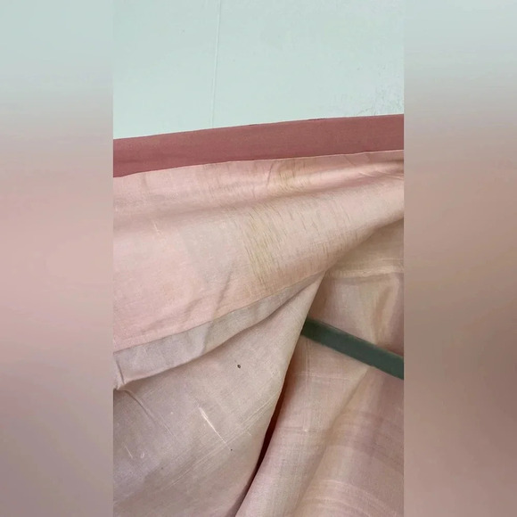 Kimono Japanese Vtg Silk Coats Jackets Haori Cardigan Pink Floral Long OS* - Picture 16 of 16